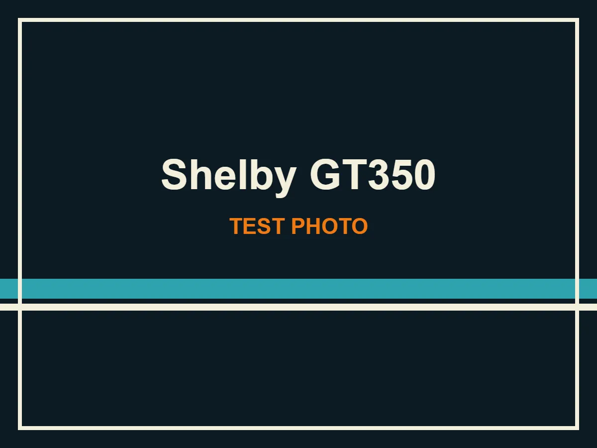 1965 Shelby GT350, test car, from Test Member Tess's collection